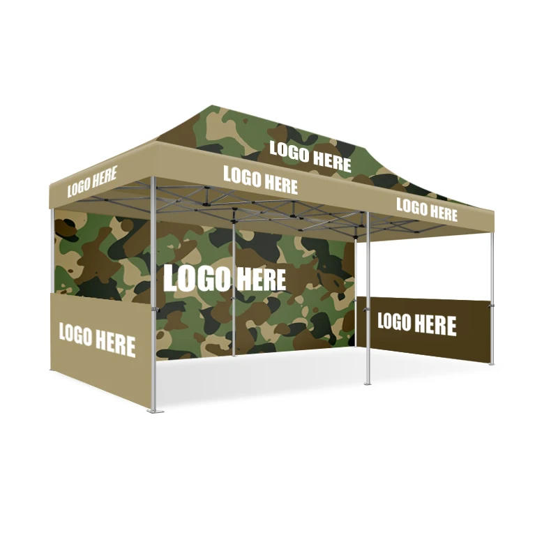 Custom Print Portable Outdoor Exhibition Booth Promotional Trade Show Tent Deluxe Aluminium Exhibition Tents