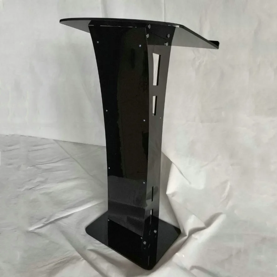 Custom Design Plastic Clear Lectern Podium Acrylic Podiums For Church