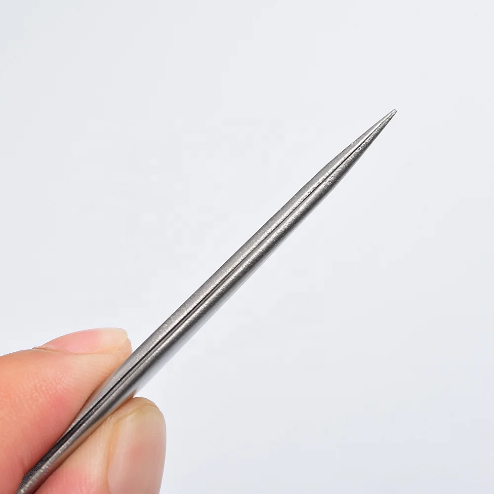 Stainless Steel Eyebrow Tweezer False Eyelash Extension Tools Auxiliary Repair Hyperfine High Precision Anti Acid Tweezers