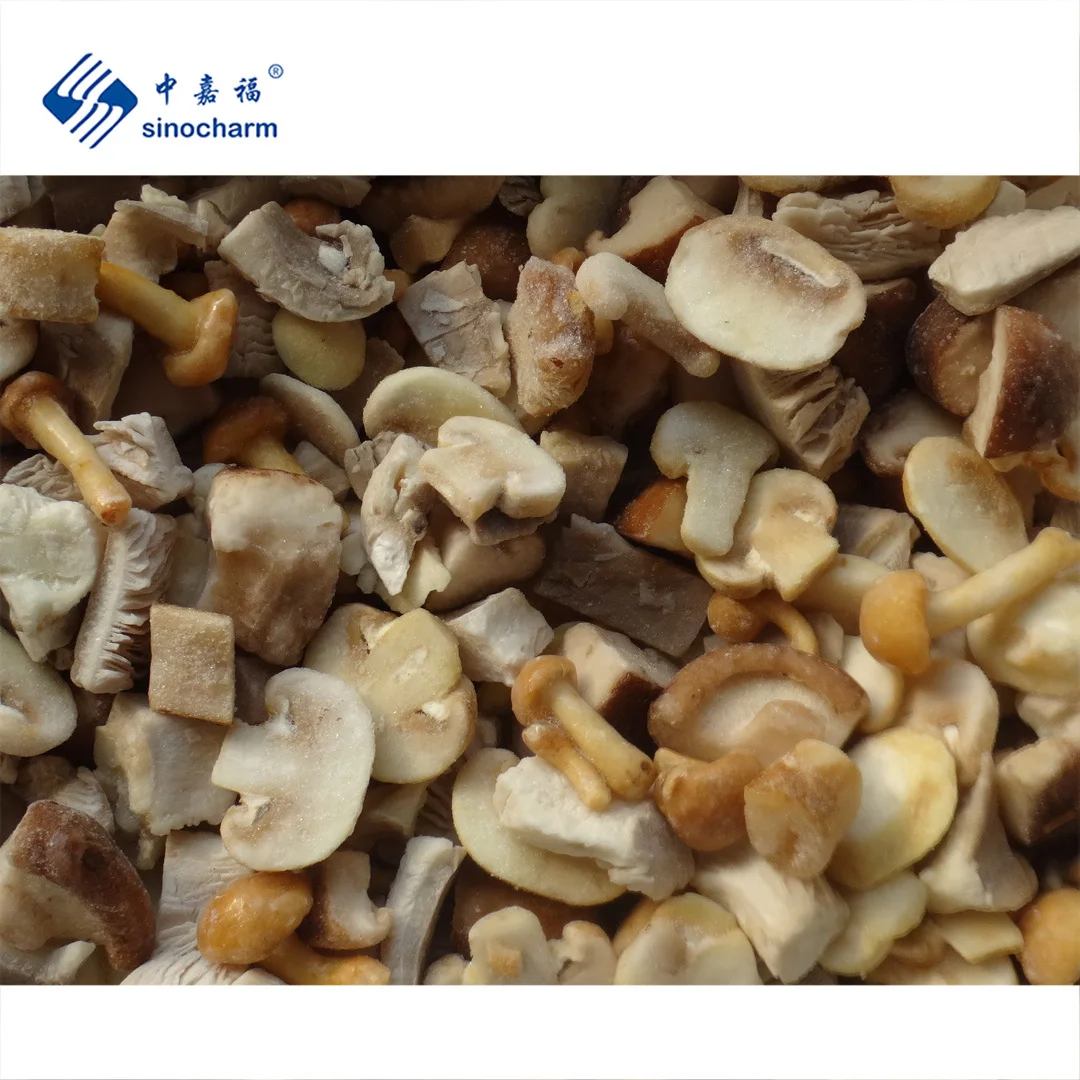 
Sinocharm BRC-A approved IQF Easy cook Mixed Mushrooms IQF mix mushroom 
