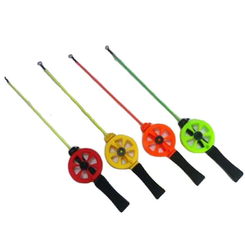 Glass ice rod winter fishing rod foam handle hook ice fishing slim small  fishing rod and reel
