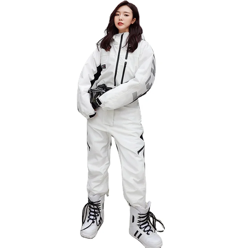 
 Factory Supply Men Waterproof Breathable Snow One Piece Ski Suit  