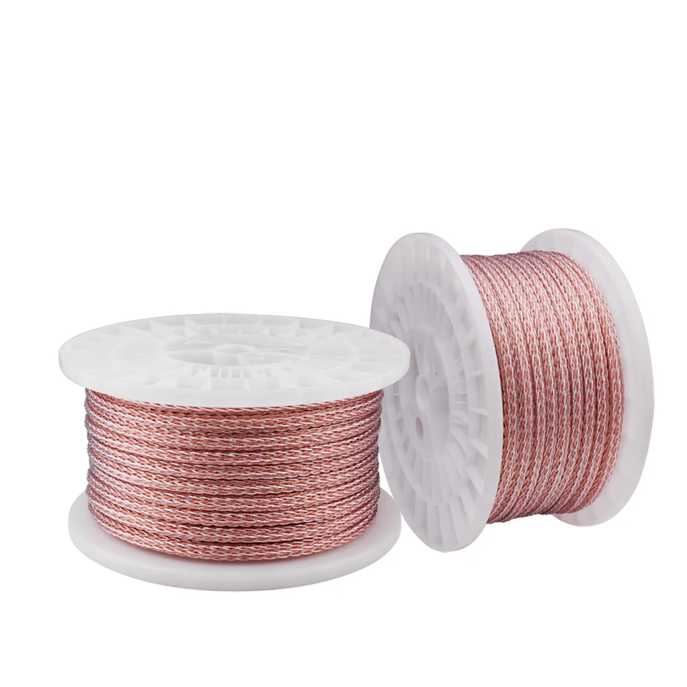 YYAUDIO Hifi audio 12AC Speaker Cable 7N OCC and Silver plated OCC speaker cable