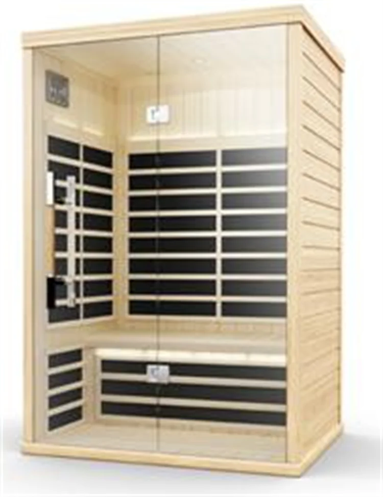 Factory Price Solid Wood Hemlock Mini House 3 Person Infrared Sauna Pods