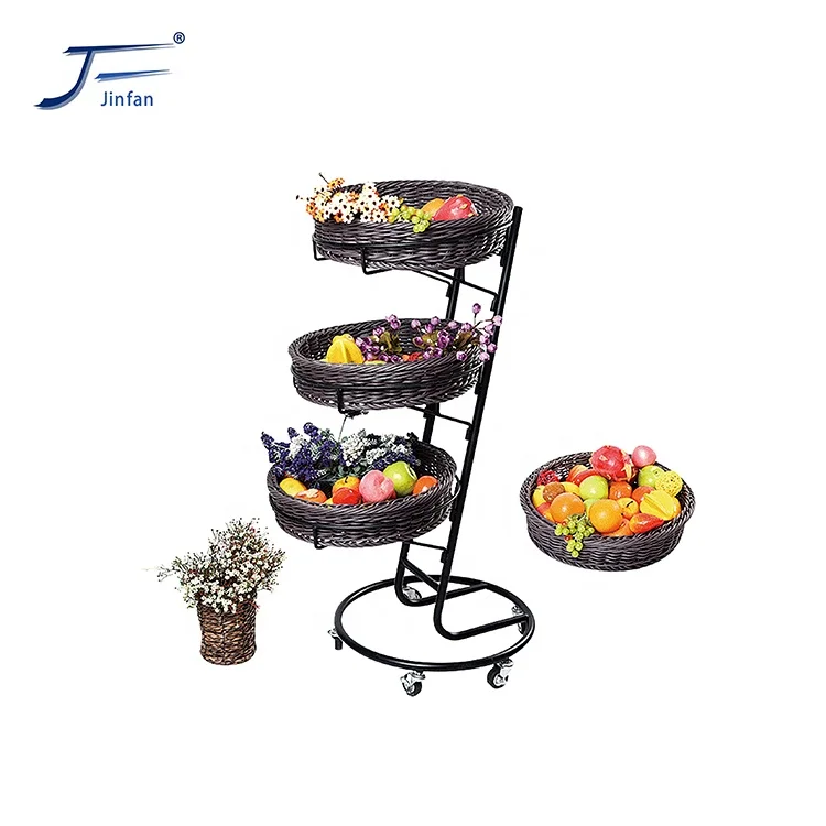 Customized Supermarket Store Shop fruit Promotion Displays