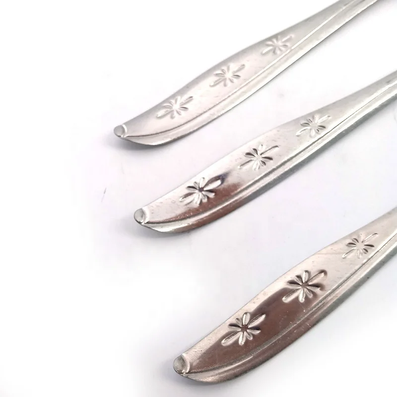 Chinese stainless steel hot pot soup spoon dinner spoon use for home restaurants coffee shop