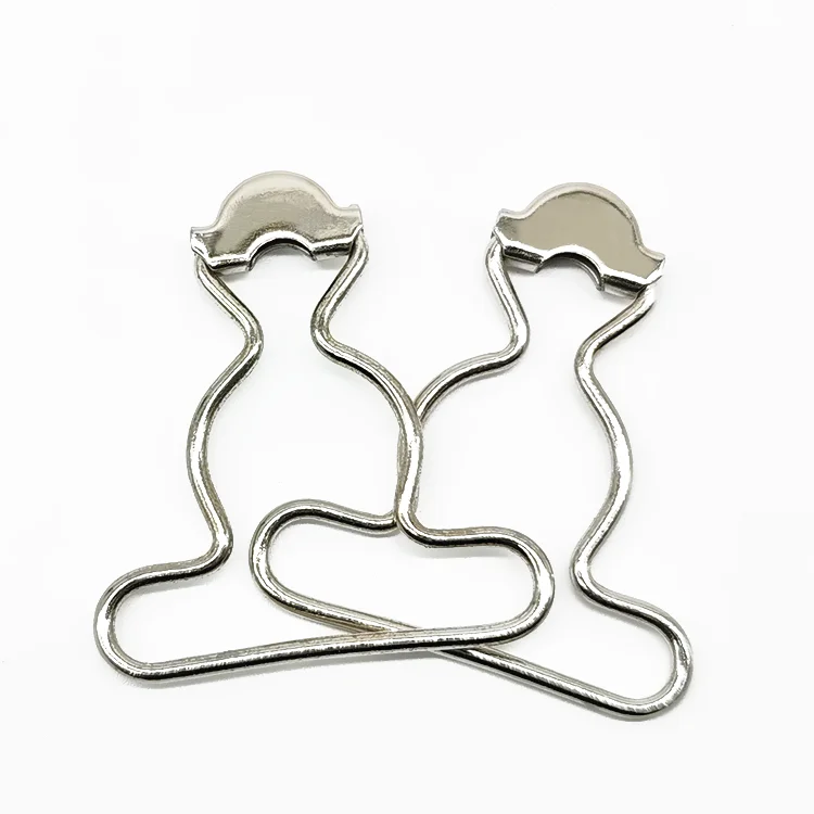 Custom Newest Durable Overalls Jeans Straps Accessories Bags Decorative Adjustable Metal Buckles For Denim Suspender Pants