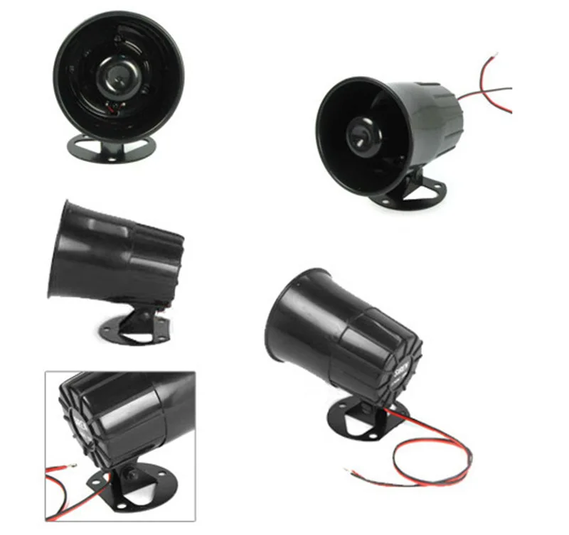 
Siren Horn 12V high decibel alarm horn household anti-theft siren perimeter intrusion security system alarm alarm horn 
