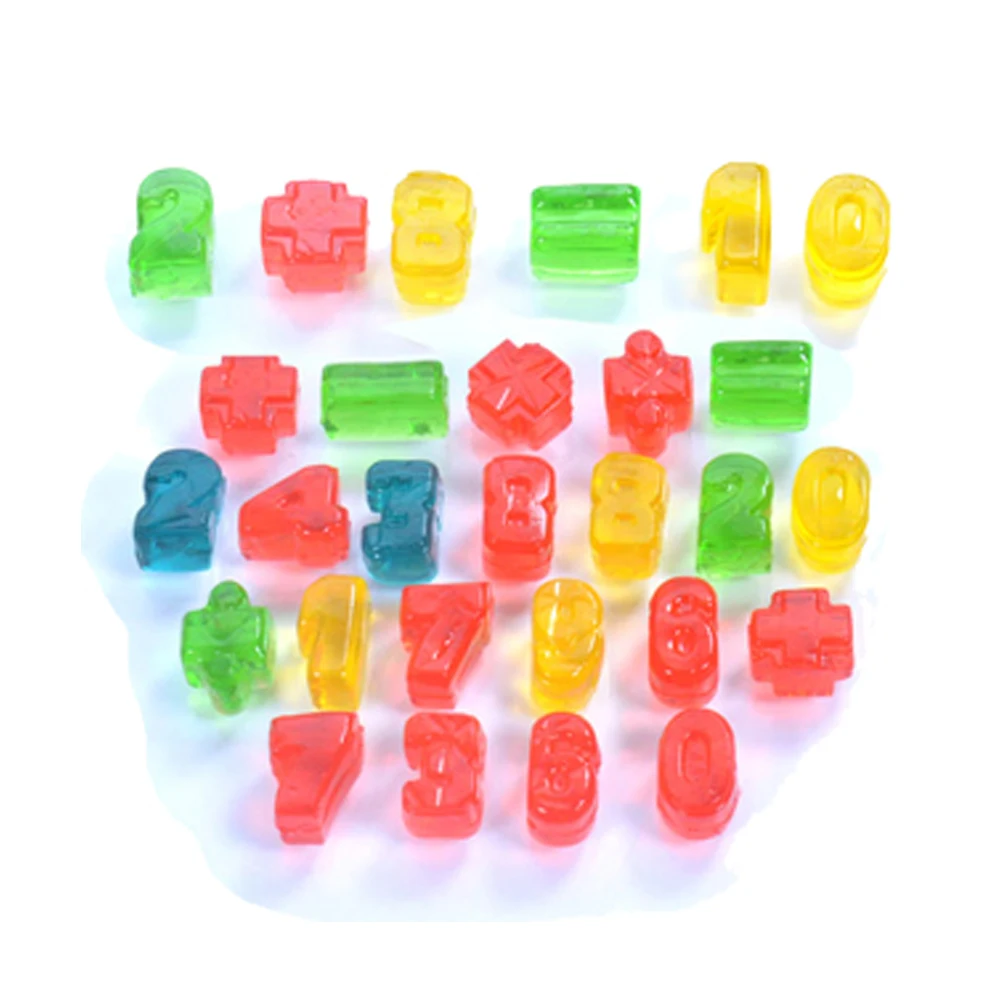 Amos Arithmetic Games Gummy Candy Fruit Flavor Bulk Energy Gummy Child Snack