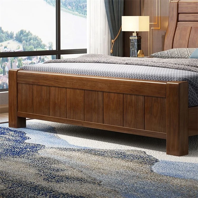 Royal Classic Furniture Italian Home Bedroom Furniture Set Mahogany Wood King Size Bed Set