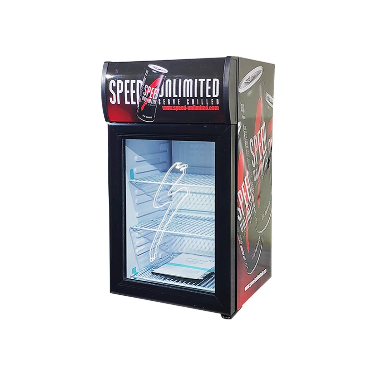 Meisda SC40B 40L portable small hotel home bar display cooler fridge