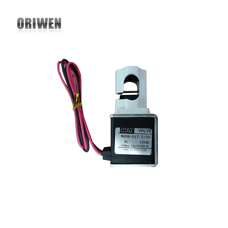 
Larger Tube Size ID12mm OD15mm Normally Closed 12VDC NC Solenoid Pinch Valve 