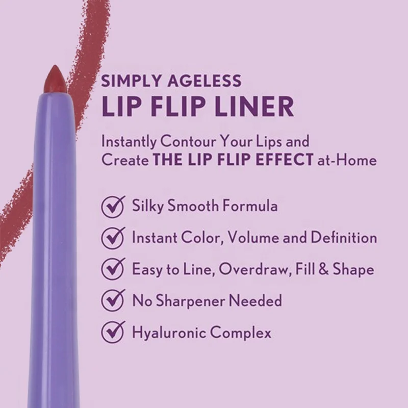 High Pigment Retractable Vegan Lip Liner Pencils Private Label Waterproof Manufacturer Wholesale with Logo Creamy Pink Lipliner