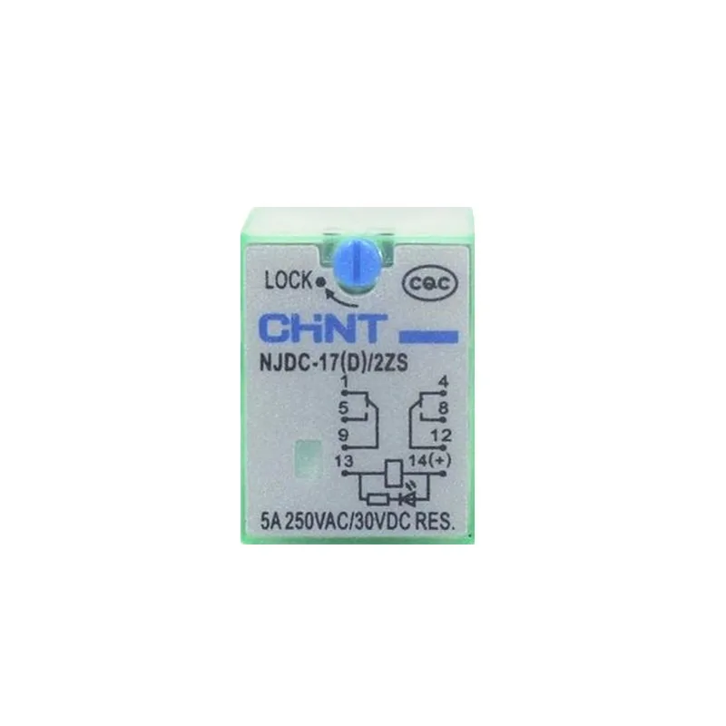 Chint NJDC-17 (D)/2Z plug-in DC24V with testing small electromagnetic relay