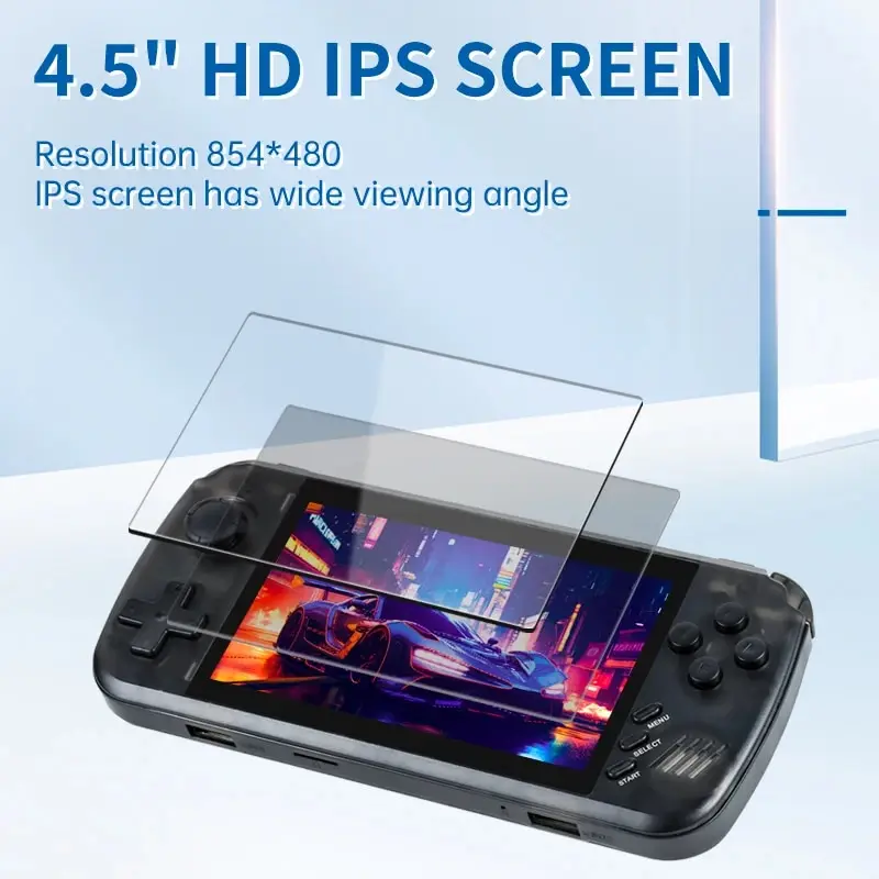 2024 Лидер продаж портативная игровая приставка X39Pro 4 5 дюймов Ips экран консоль в стиле ретро Игровая Ps1 Поддержка проводных контроллеров