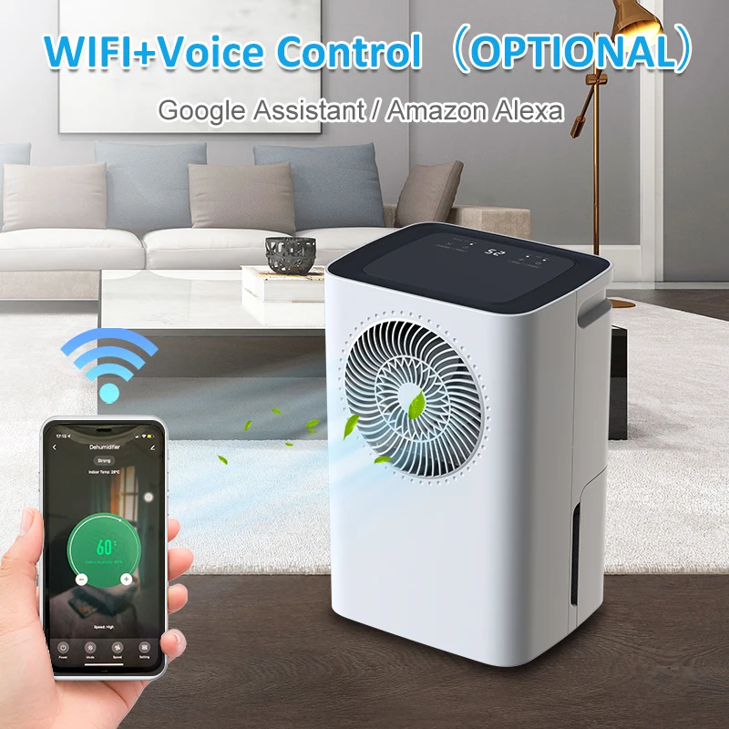 JJPRO GREENFLY Wholesales Luftentfeuchter 12L Deumidificatore Silent Dehumidifier Home WIFI Small for Room
