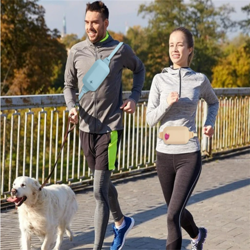 Dog Waist Pack Puppy Training Walking Easy Access to Treats Clean Silicone Dog Poop Bag Holder Dog Treat Pouch