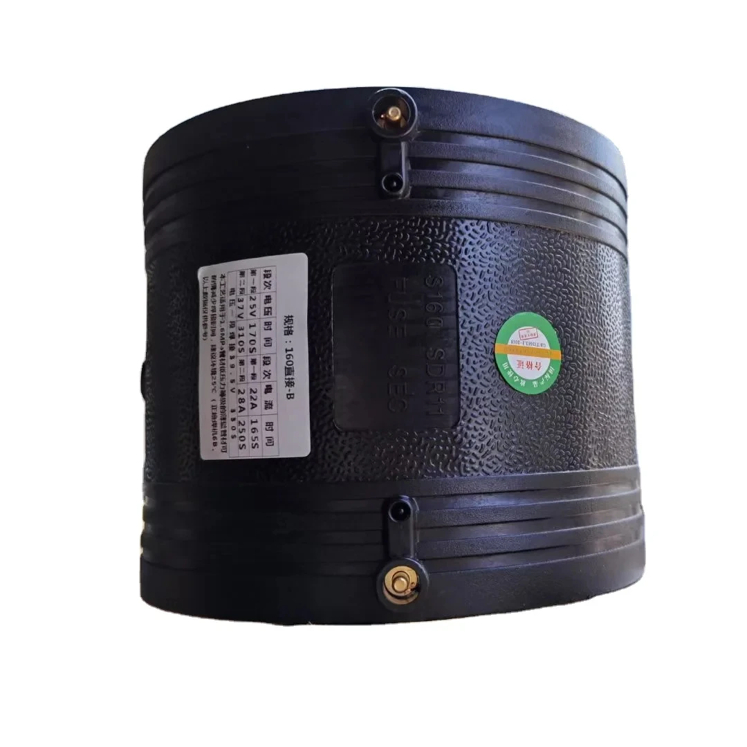 HDPE electrofusion  fitting coupler union joint  sleeve HDPE plastic fittings