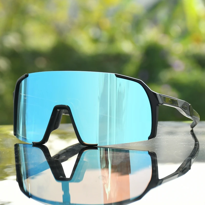 2023 New Styles Factory Wholesale Cycling Oversize Bicycle Glasses Sport TR90 Frame Men Sunglasses Driving