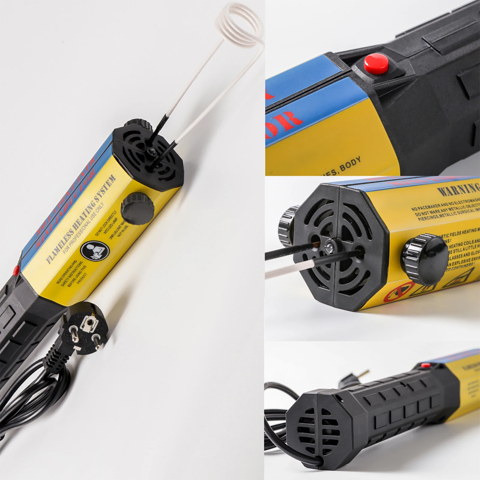 Заводская распродажа ручной мини-Ductor 1000 Вт беспламенный индукционный нагреватель с 8 катушками портативный