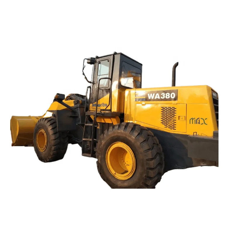 High quality used komatsu wa380 wheel loader , KOMATSU front loader , komatsu wa380-3 wa380-6