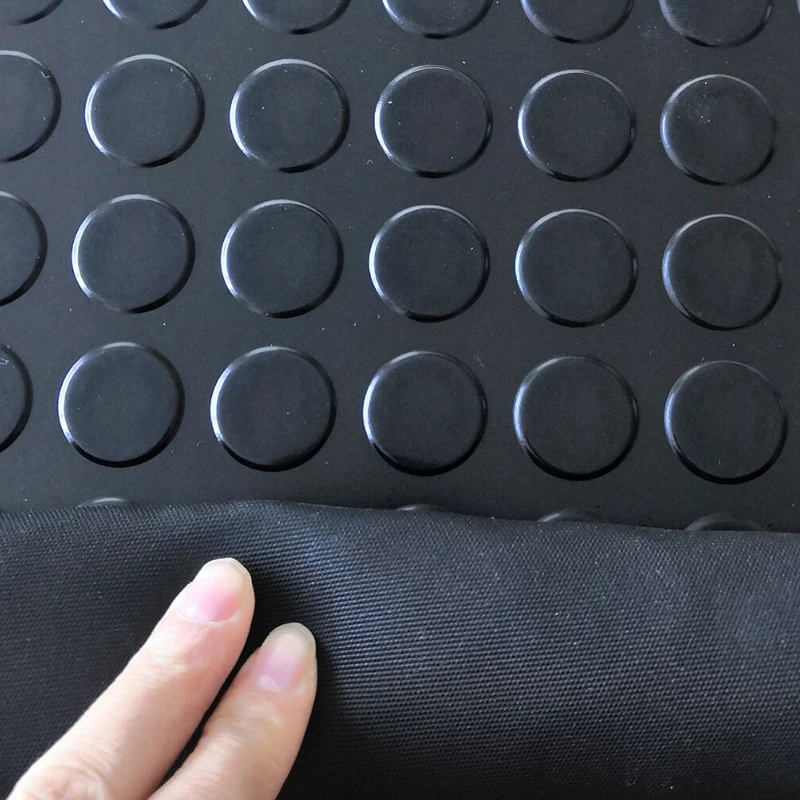 Best quality 3-5mm Coin Stud rubber sheets anti slip Rubber flooring mats roll