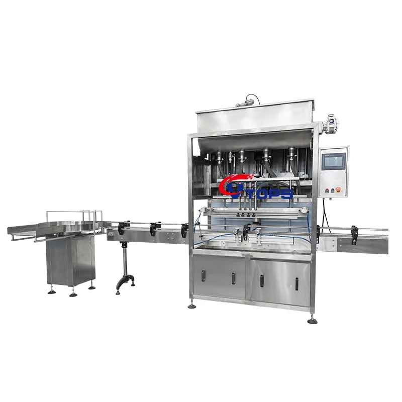 10-30 Fluid Ounces Hot Sauce Bottler Automated Bottle Filler Bottling Machine For Sale