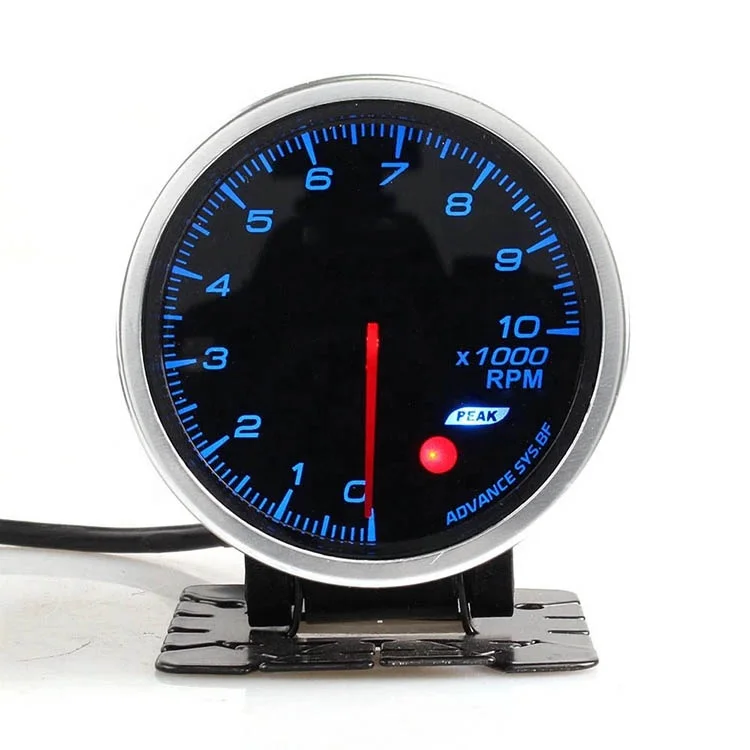 Optimal Colored Needle Digital Racing Speedometer Tachometer