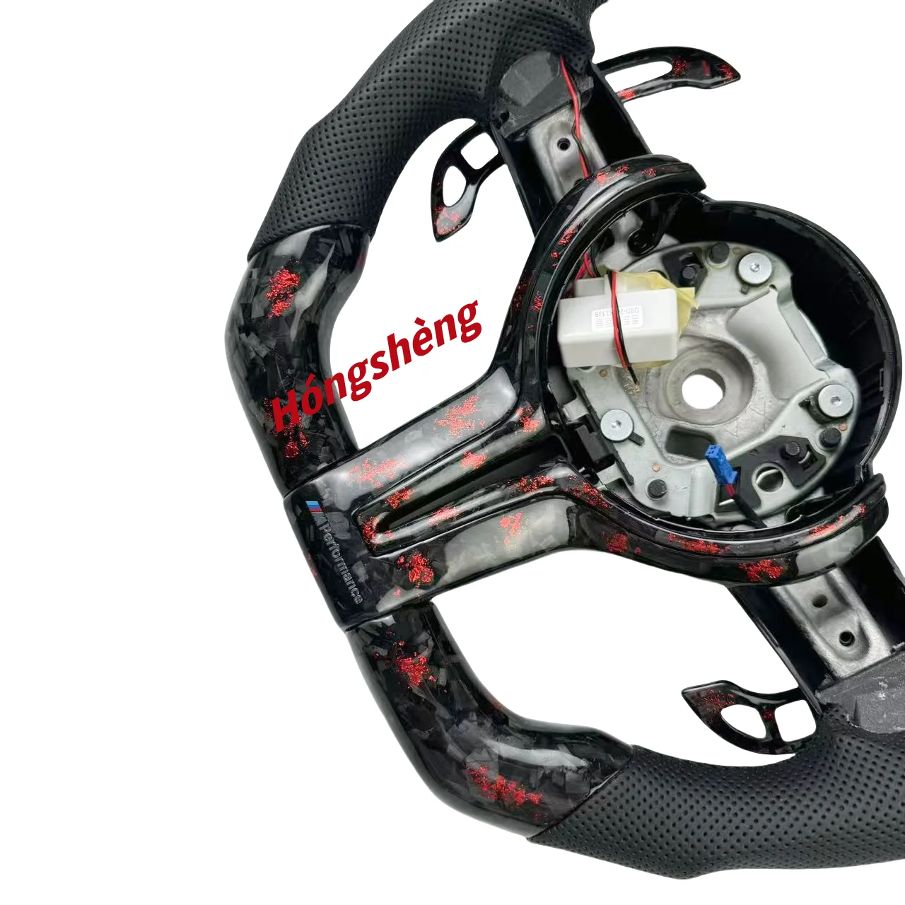 For BMW F30 F32 F10 F20 M2 m3 m4 m5 Custom red forged LED carbon fiber steering wheel