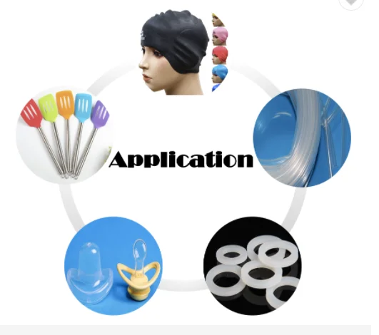 Пищевая Резина LFGB Hardness70 Shore A HTV Fumed Для Экструзионного изделия и компрессионных Формовочных деталей