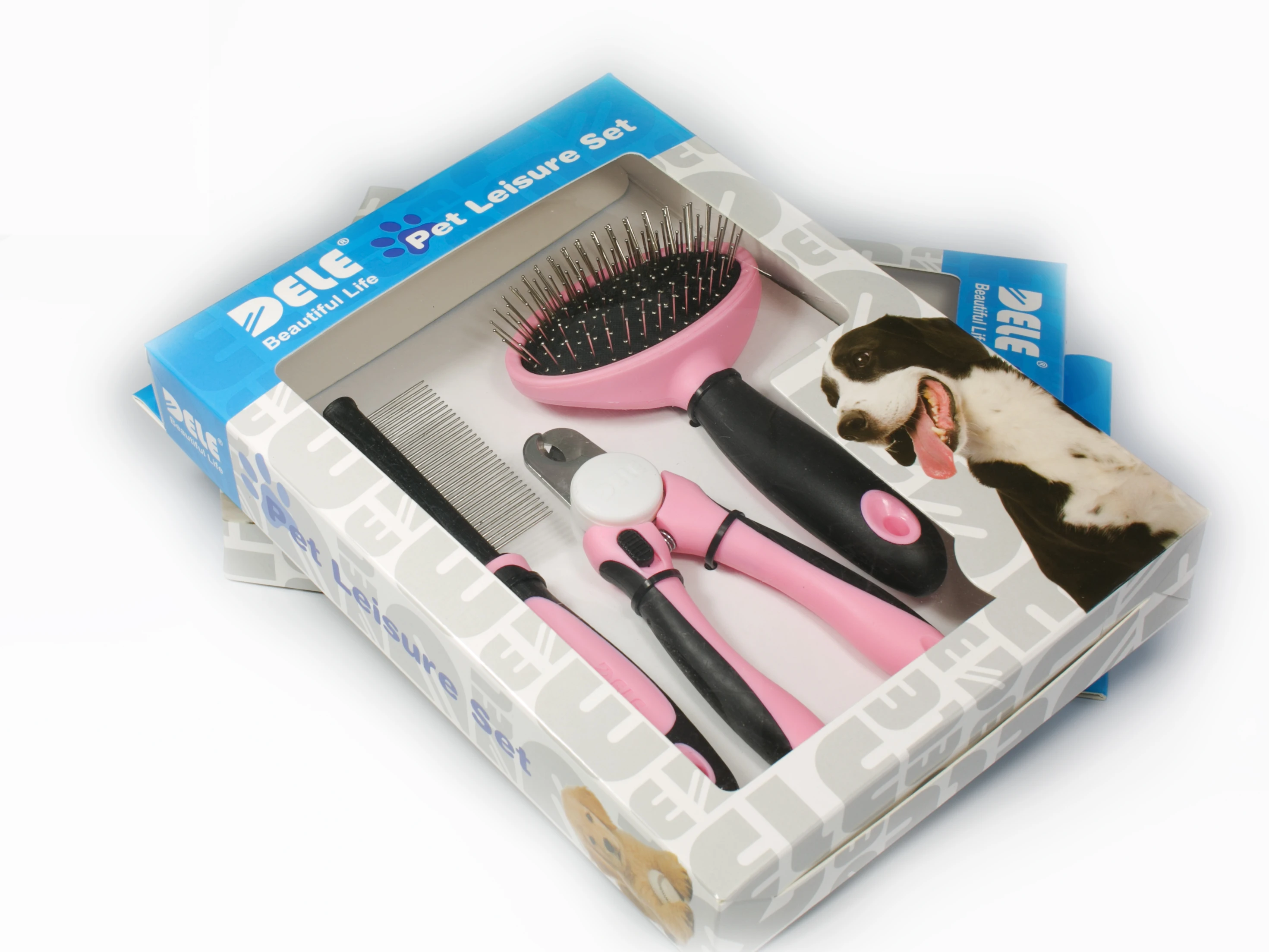 DELE 5 in 1 pet grooming kit tools for dogs and cats dog grooming kit