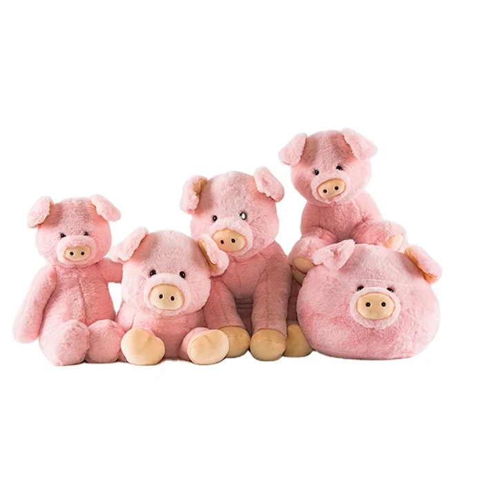 Super soft plush lovely animal plush pig toy stuffed plush pink pig soft toy for children