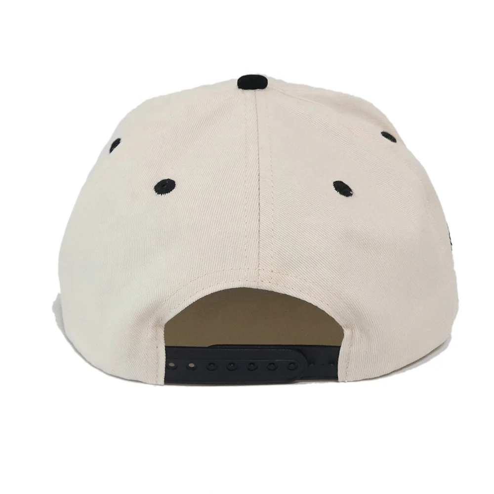 High quality unisex black embroidery 5 Panel baseball cap custom Suede two tone snap strap hats baseball cap
