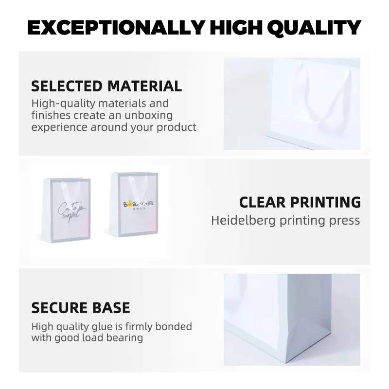 Zeecan graphic designers service packaging solution kraft paper bag with handle paper bag custom print logo
