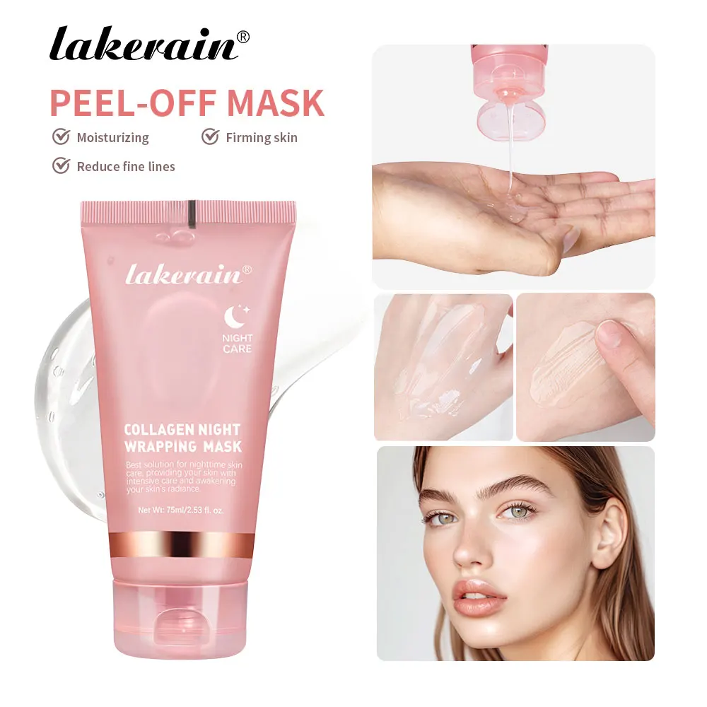 Korean Deep Collagen Mask Peel Off Mask Face Anti Wrinkle Lifting Skin Care Masks Bio Pack Night Wrapping Woman Overnight Skin