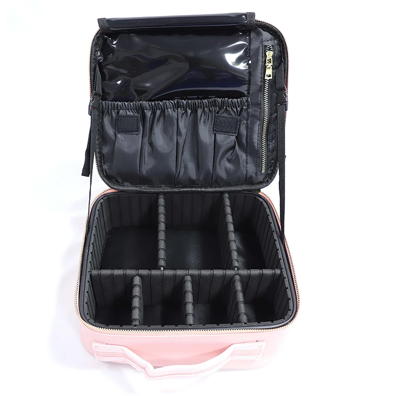 Custom Wholesale High Quality Portable Cosmetic Bag Makeup Case Travel Make Up Bag