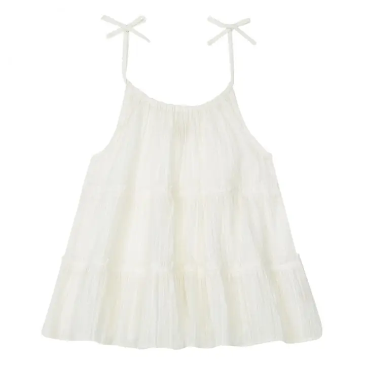 Summer Wholesale Girls Floral Printing Top Children Baby Infants Sleeveless Blouse