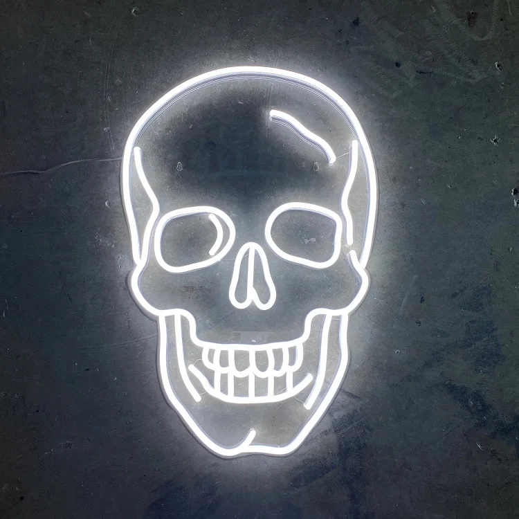 new glass neon sculpture china factory shanghai antuo black round base custom logo table top neon lamp