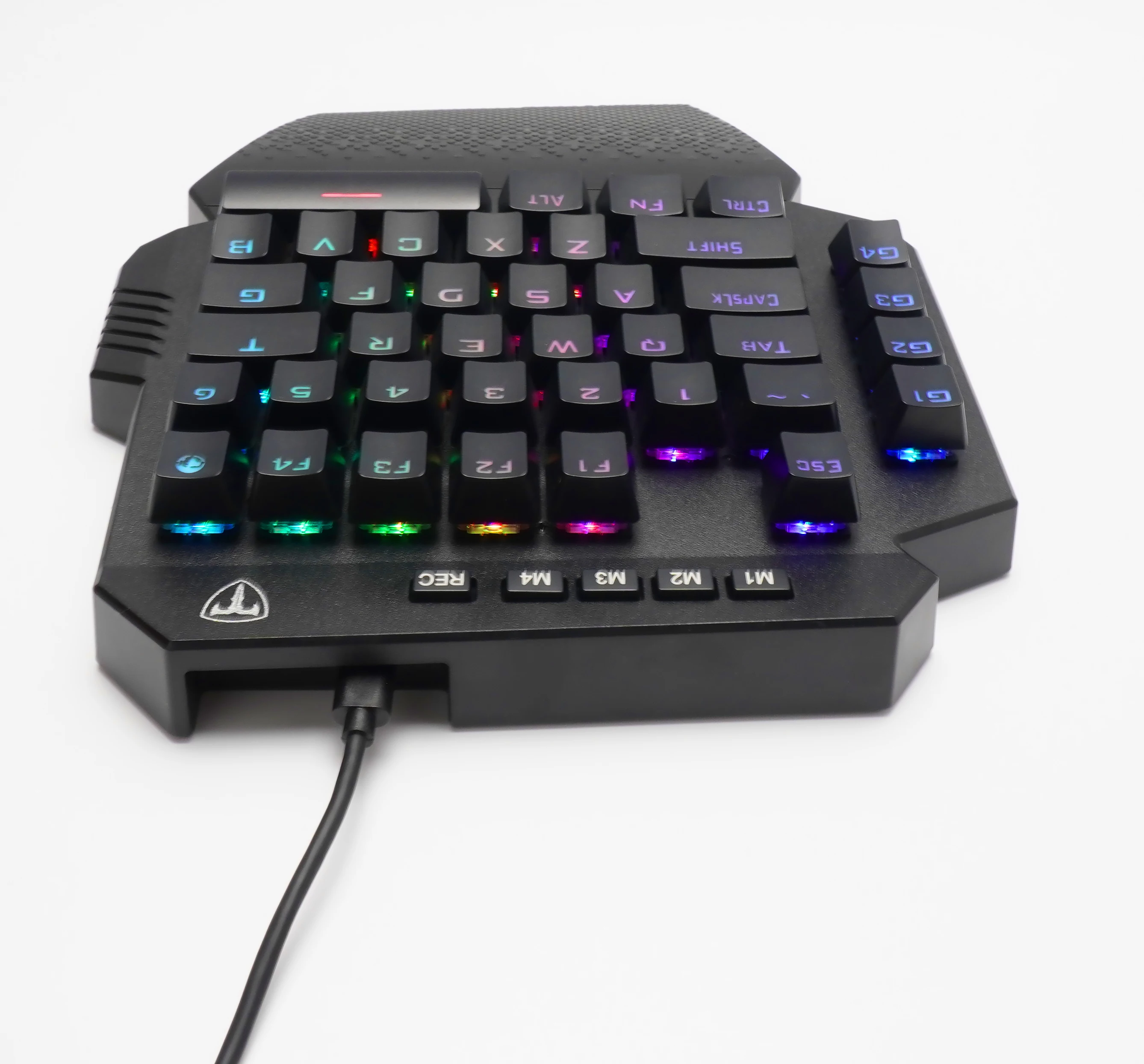 Wholesale 44 keys dual mode mechanical feel keyboard mini gamer 2.4G wireless one handed gaming keyboard