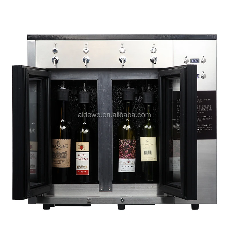 Good quality wine dispenser cabinet 4 bottles OEM wine dispenser fridge for sale