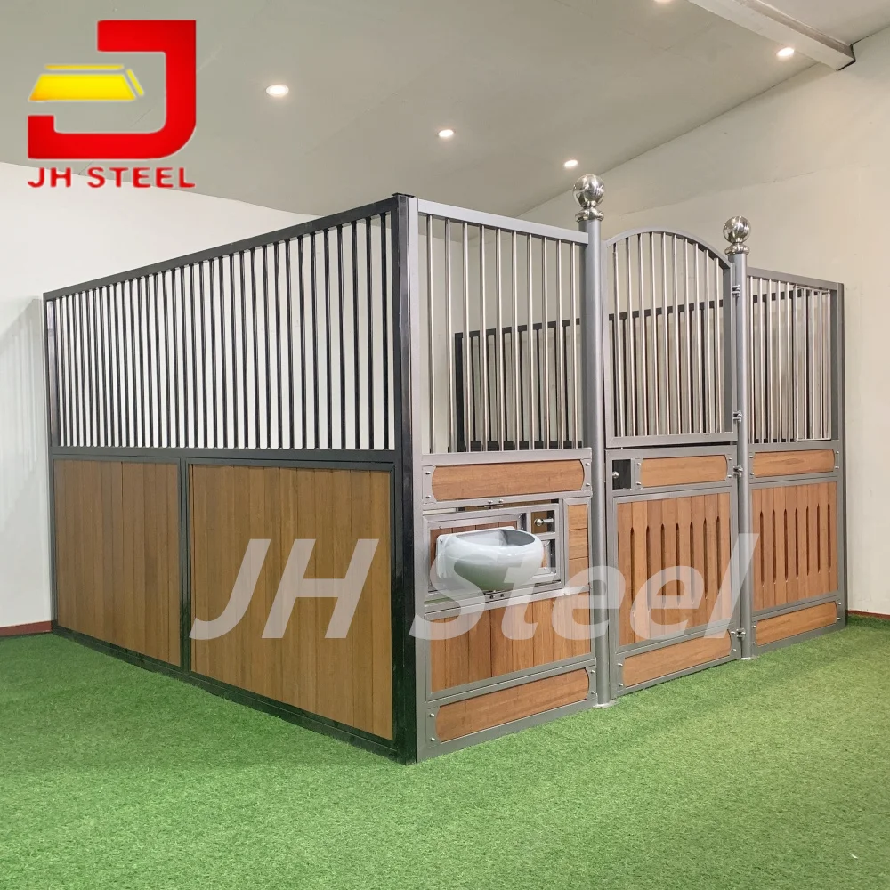 America Hot Sale Design Stables for Horses Luxurious Heavy Weight Front Horse Stables Stalls