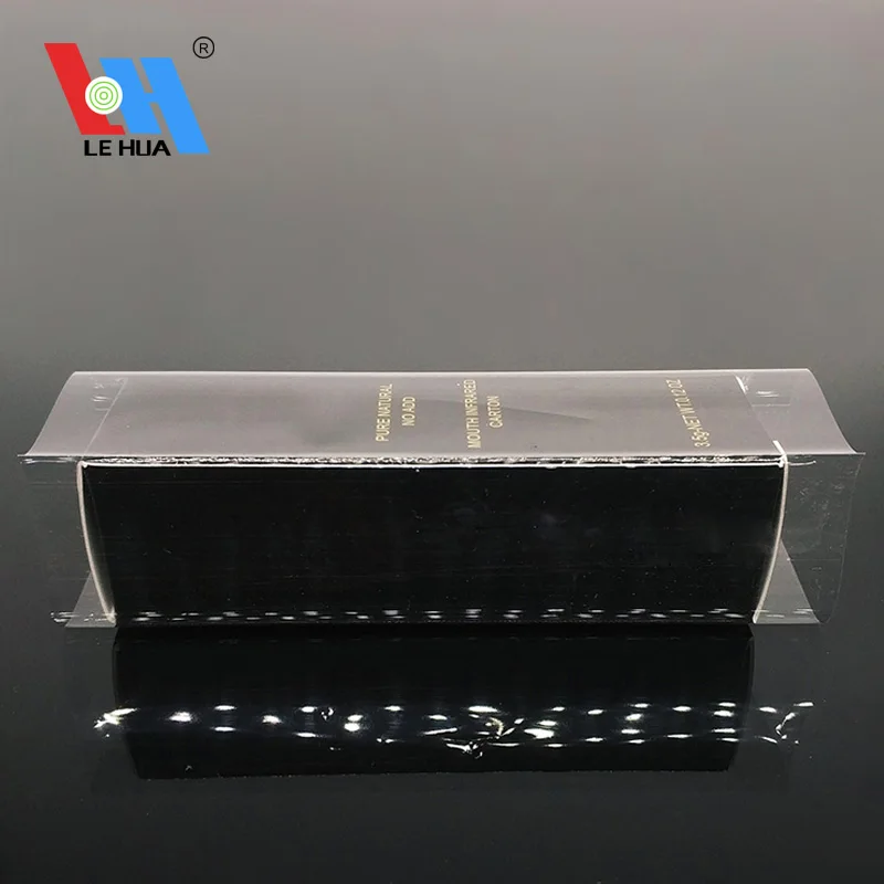 PVC Тепловая Печать Термоусадочная полосы термоусадочная пленка упаковка для помады box можно изготовлять по заказу