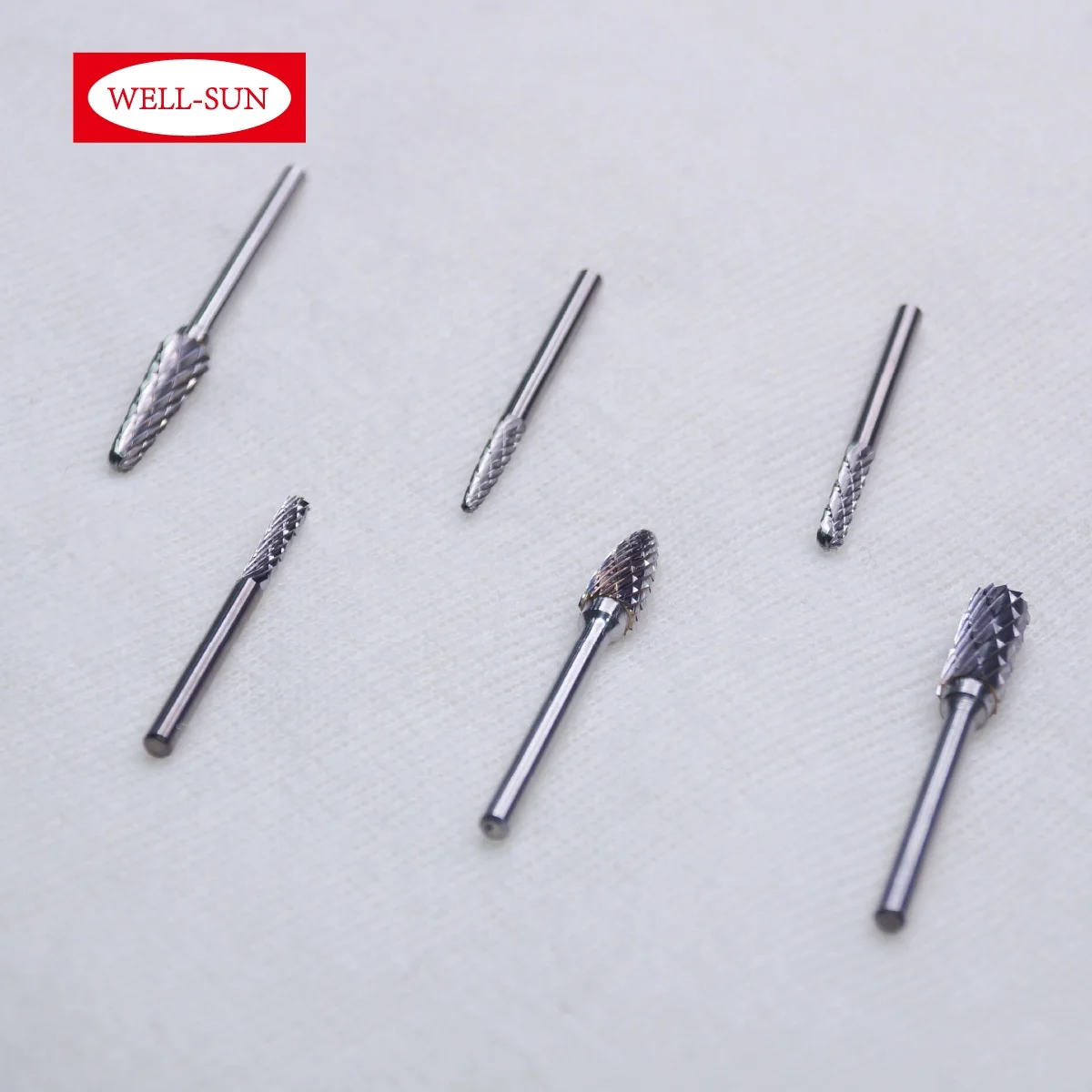 B-06-300186 Factory Cylindrical With End Cut Tungsten Rotary Carbide Burr 3mm shank Removing Metal Working Bur