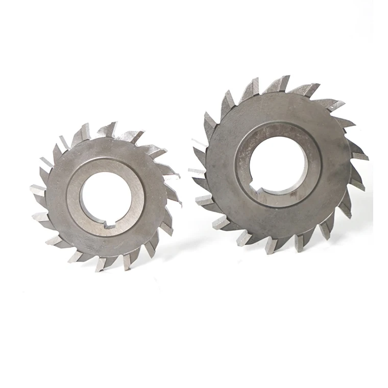 HSS Straight Teeth Side and Face Milling Cutter for Metal Steel Milling Straight Teeth Face Mill
