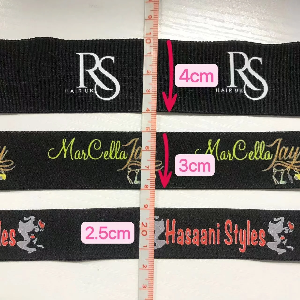 Custom Logo Printed Lace Melt Band bonnet with ear covers silk Straps Elastic wig lace band with heart ear protectors