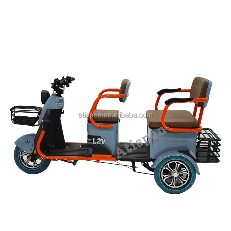 New 3 Wheel Tricycle Adult Trike Small Leisure Urban Leisure Electric Scooter Moped Electric Bicycle