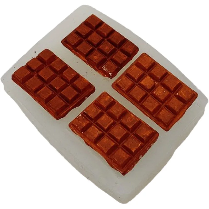 Chocolate shaped cake decoration mold sugar turned waffle wafer biscuit candy silicone mold