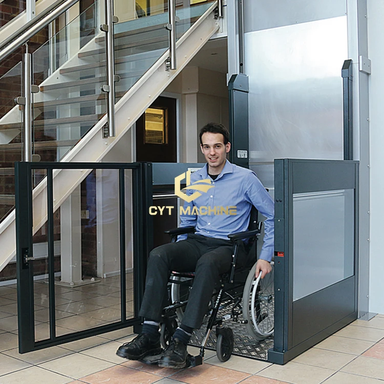 
China-made customized small hydraulic home lift elevator for disabled or elder 