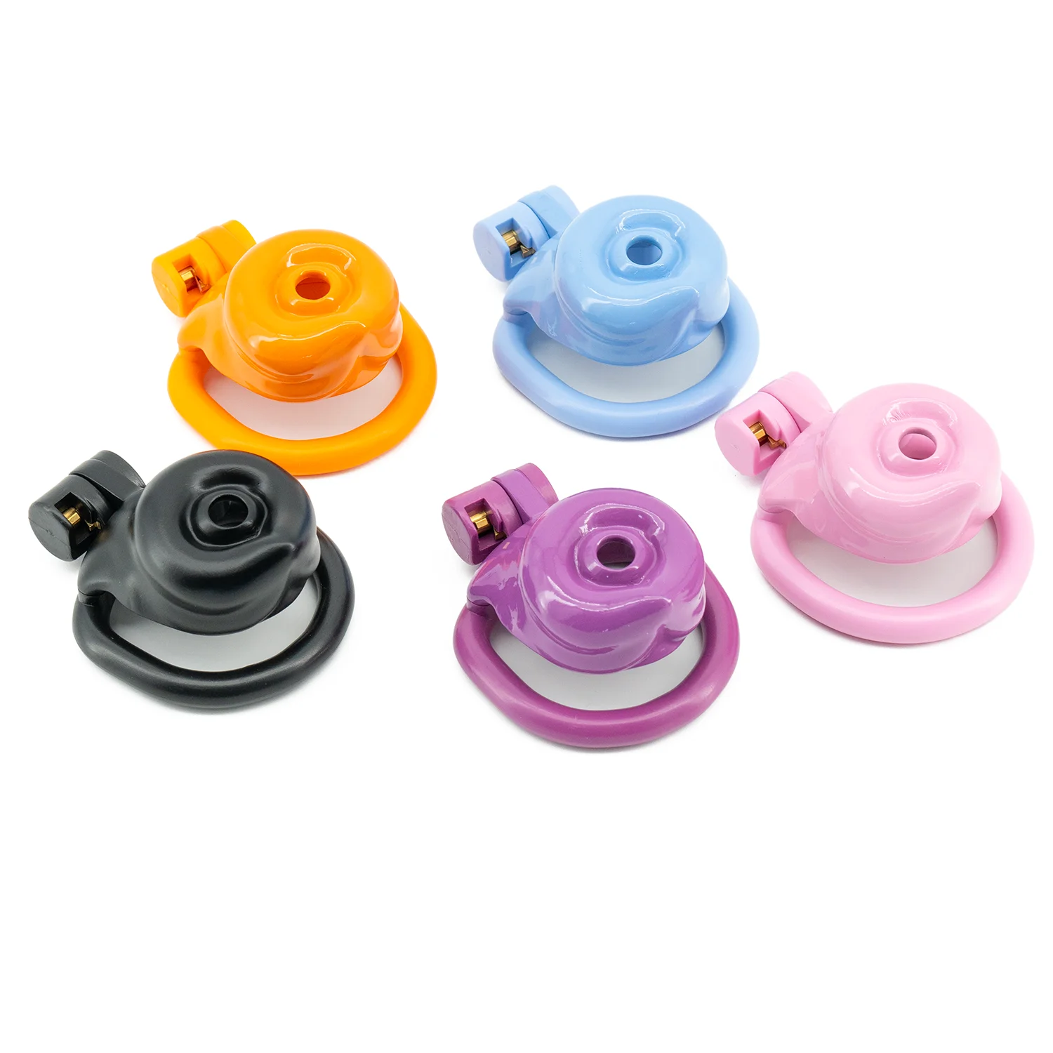 Newly Design Bulldogs plastic chastity cage device male Cock Protector slave chastity lock for men