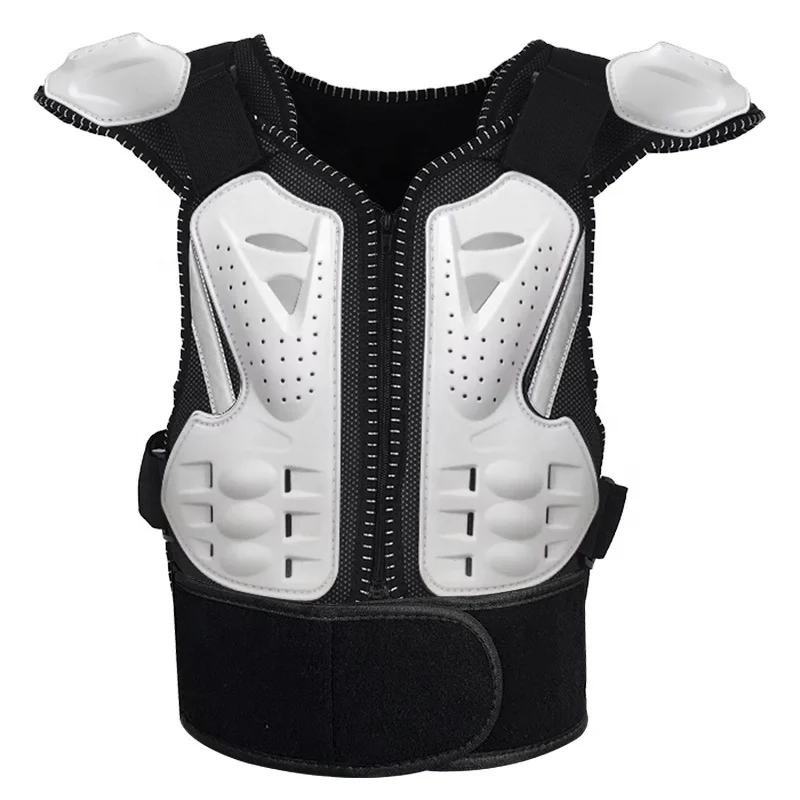 4-14 Years Children Body Protector Vest Armor Kids Motocross Armor Jacket Chest Spine Protection Gear Anti-fall